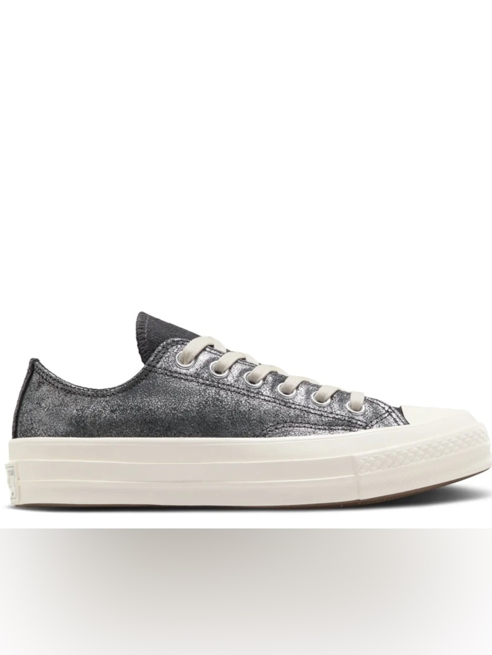 CHUCK 70 LOW 'SUEDE SHIMMER - VAMP PYRE BLACK Woman’s Sz 6.5 A10379C - Picture 1 of 9